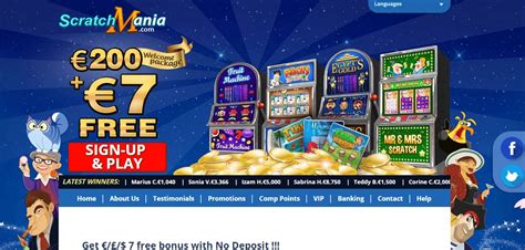Scratchmania casino bonus
